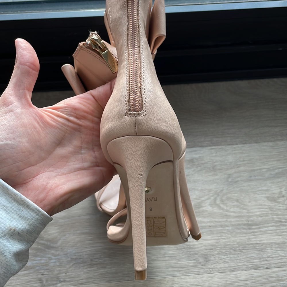 RAYE Henley Heel Shoes in Nude size 8 - Picture 7 of 8